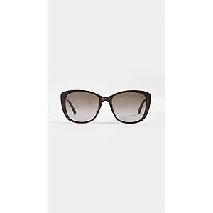 Bottega Veneta Minimalist 55MM  Cat Eye Sunglasses - Havana