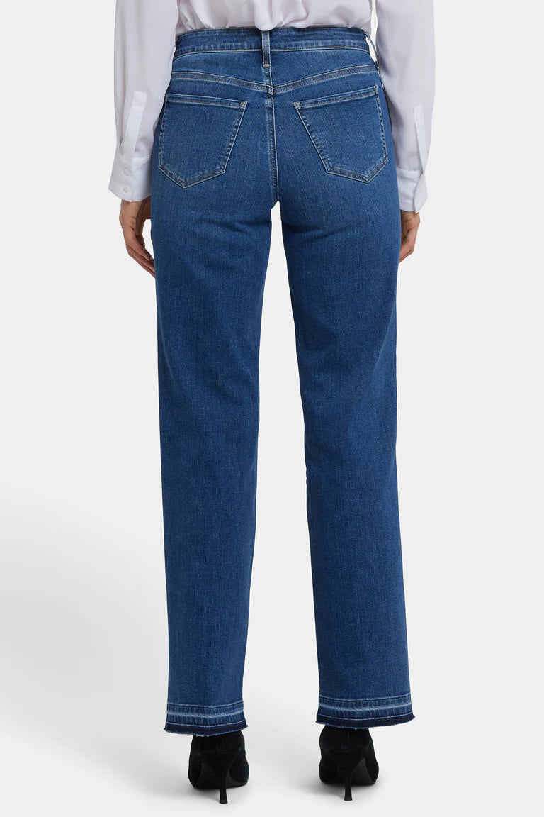 NYDJ Bailey Relaxed Denim Straight Leg Jean - Blue 10