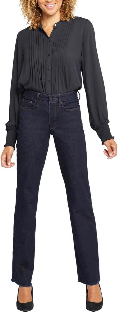NYDJ Mid Rise Bailey Relaxed Straight Leg Jean - Magical