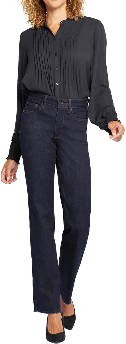 NYDJ Mid Rise Bailey Relaxed Straight Leg Jean - Magical