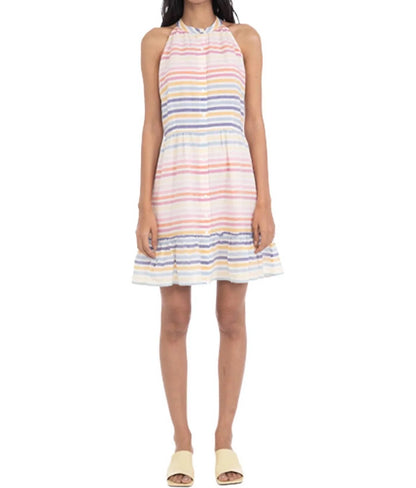Banjanan Indigo Dress - Candy Stripe