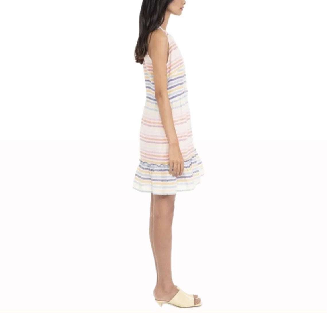 Banjanan Indigo Dress - Candy Stripe
