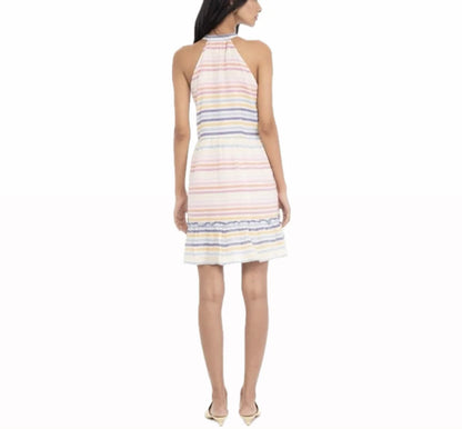 Banjanan Indigo Dress - Candy Stripe