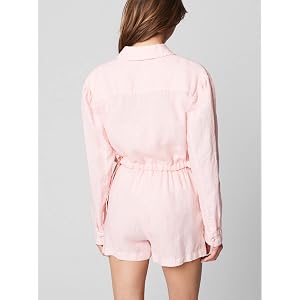 [BLANKNYC] Flying Solo Cropped Shirt - Pink