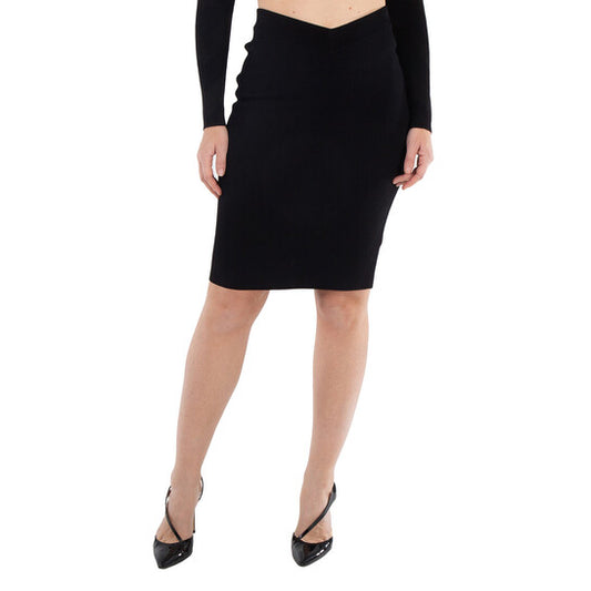 Burberry Octavia V Waist Pencil Skirt - Black