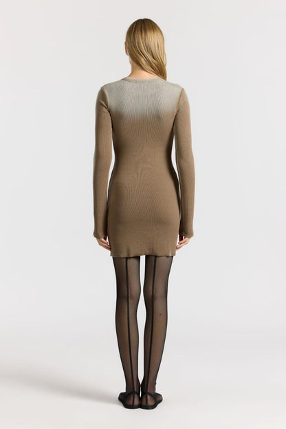Cotton Citizen Verona Ribbed Crewneck Mini Dress