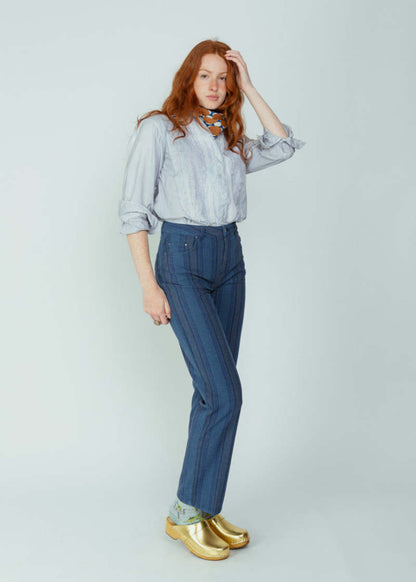 Chloé Stora Ruby Stripe Denim Trouser - 34