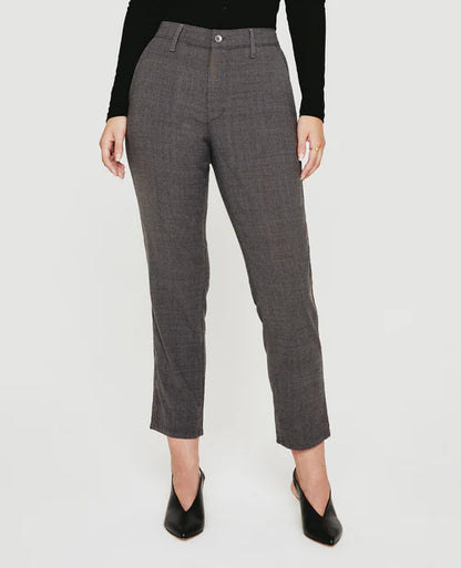 AG Caden Tailored Mid Rise Straight Leg Pants - Grey 26