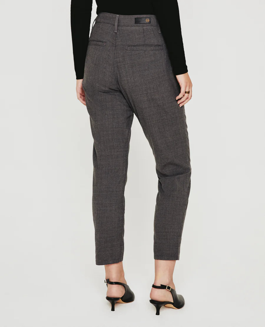 AG Caden Tailored Mid Rise Straight Leg Pants - Grey 26
