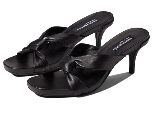 Pedro Garcia Cadme Heel - Black Nappa Leather EU 40/US 10