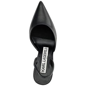Karl Lagerfeld Caslynn Slingback Pump - Black 9