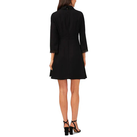 Cece Opalescent Skies Dress - Black
