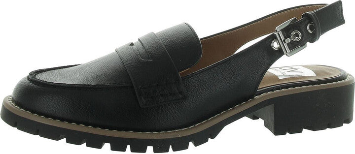 DV By Dolce Vita Cabo Faux Leather Slip On Slingbacks - Black 6.5