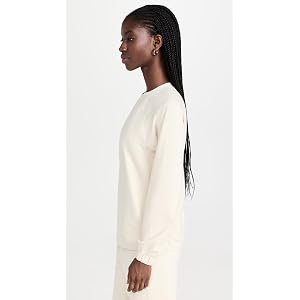 Eberjey Luxe Sweats The Long Sweatshirt - Botanical Oat