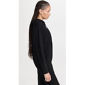 Eberjey Recycled Boucle Hoodie - Black