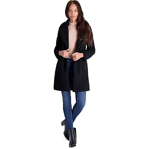 French Connection Shearling Faux Fur Coat
