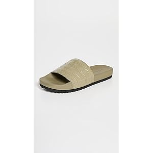 Freda Salvador Lea Slides - Eucalyptus Embossed Croc 6