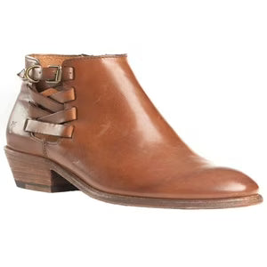 Frye Carson Belted Ankle Bootie - Tobacco 9.5