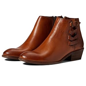 Frye Carson Belted Ankle Bootie - Tobacco 9.5