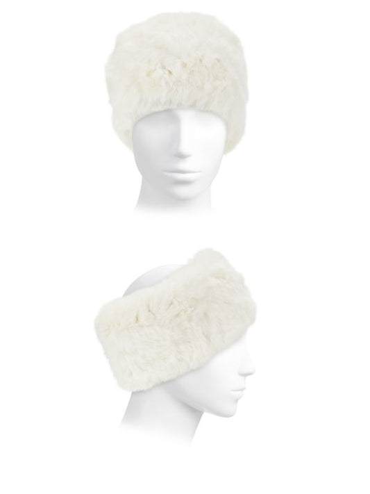 Adrienne Landau Faux Fur Headband