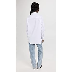 Good American Button Down 2.0 Shirt - White