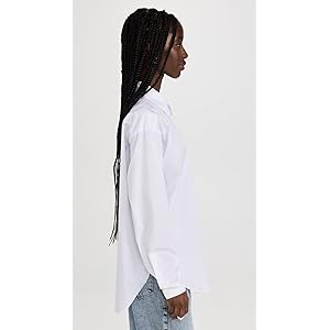 Good American Button Down 2.0 Shirt - White