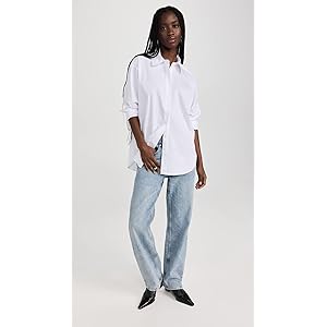 Good American Button Down 2.0 Shirt - White