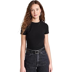 Good American Women's Baby T-Shirt - Black