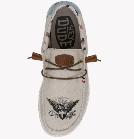 Hey Dude Wally Lace Up Loafer - Americana Eagle