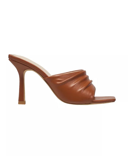 H Halston Luanda Square Toe Sandal - Tan 9.5