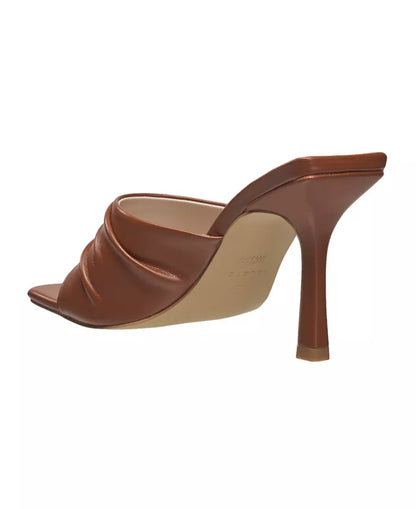 H Halston Luanda Square Toe Sandal - Tan 9.5