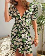 Heartloom The Shilla Dress - Black Floral