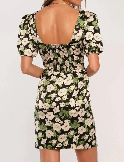 Heartloom The Shilla Dress - Black Floral