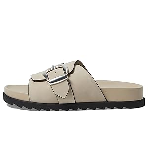 Marc Fisher LTD Hattie Flat Sandal - Sand Leather 8.5