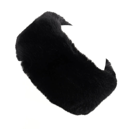 Surell Faux Mink Headband - Black