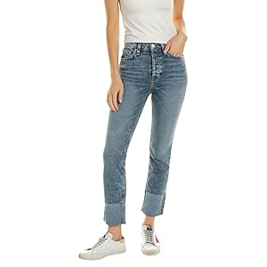 Hudson Jeans Holly High-Rise Straight Ankle - Mineral Blue