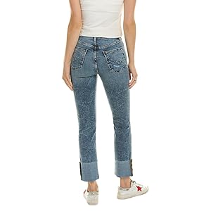 Hudson Jeans Holly High-Rise Straight Ankle - Mineral Blue