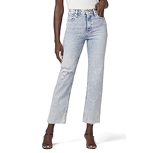 Hudson Jeans Remi High Rise Straight Leg Cropped Jean - Two Hearts