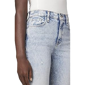 Hudson Jeans Remi High Rise Straight Leg Cropped Jean - Two Hearts
