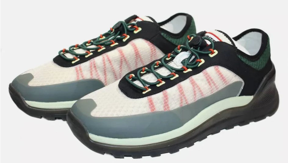 Hunter Travel Trainer Sneakers - Shaded White/Thicket Green/Black