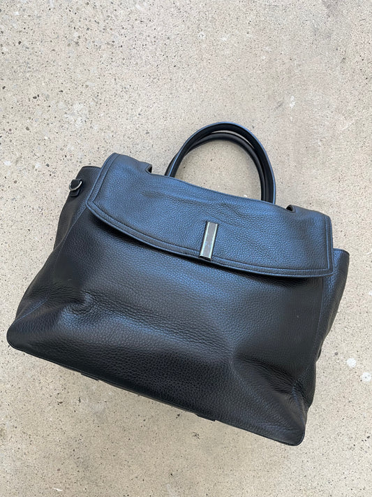 Halston Leather Shoulder Bag