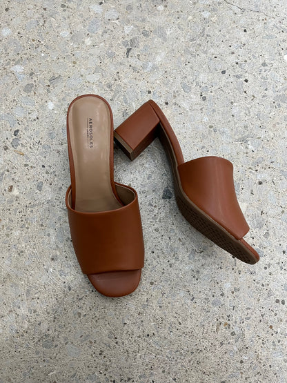 Aerosoles Entree Block Heel Sandal - Tan 8.5