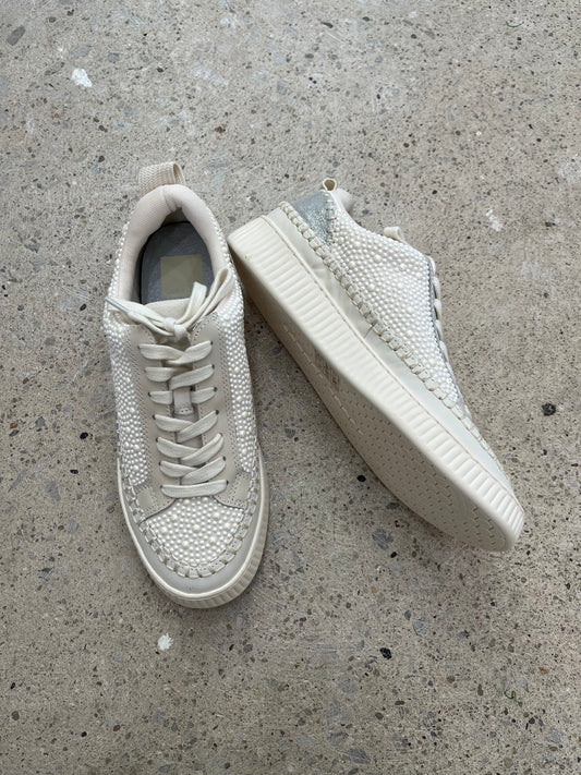 Dolce Vita Nicona Pearl Sneaker - Ivory 8