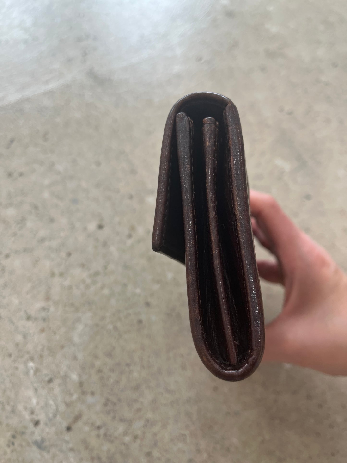 Pre-Loved Fendi FF Long Logo Wallet