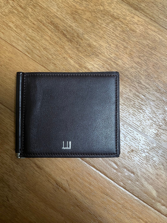 Pre-Loved Dunhill Bi Fold Wallet - Brown