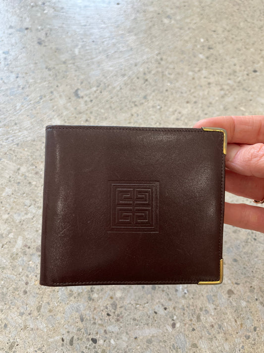 Pre-Loved Givenchy Bi-Fold Wallet - Brown