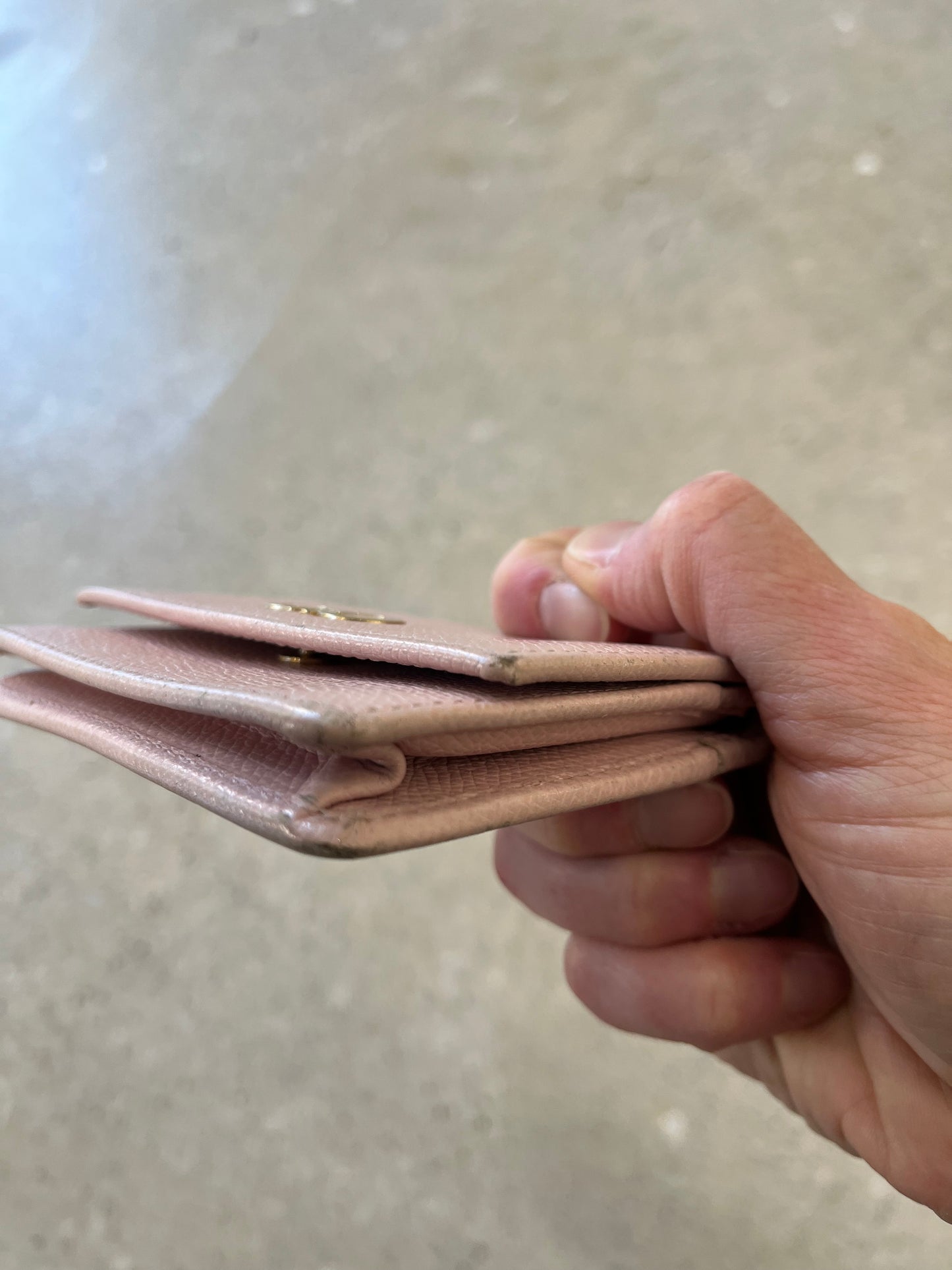 Pre-Loved Salvatore Ferragamo Keychain Wallet - Pink