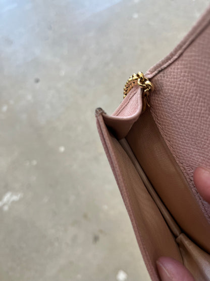 Pre-Loved Salvatore Ferragamo Keychain Wallet - Pink