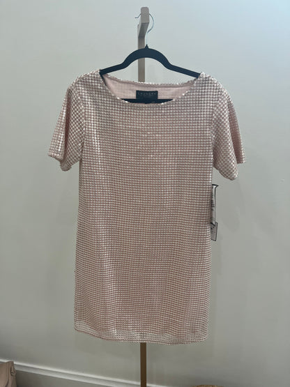 Laundry by Shelli Segal Sequin Shift Dress - Light Pink/Silver