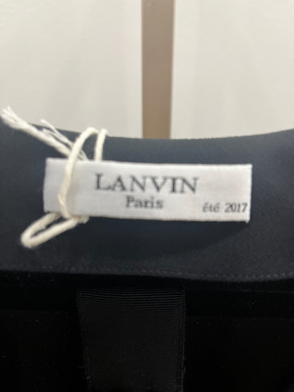 Lanvin 2017 Wrap Dress with Belt Detail - Black